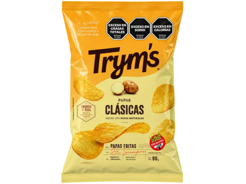 Tryms Papas Clásicas 90 g | Sin Tacc
