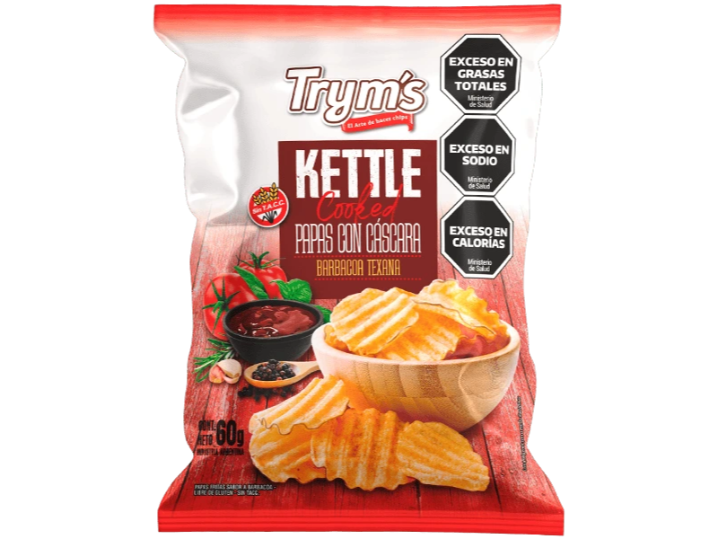 Tryms Papas Barbacoa 60 g | Sin Tacc