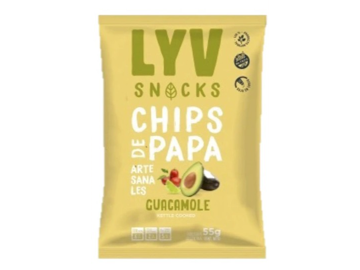 Lyv Chips de Papa Guacamole x 7 | Sin Tacc