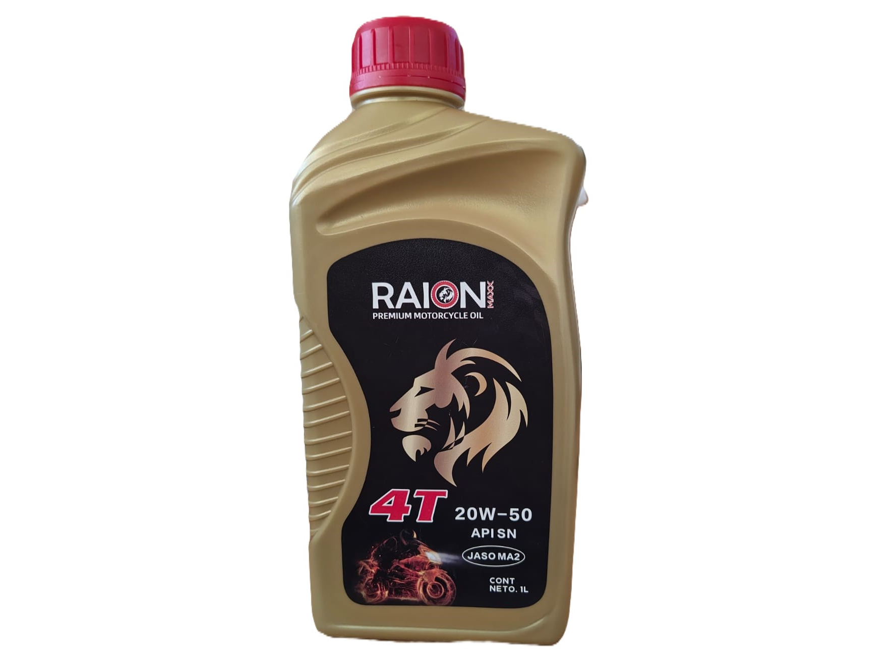 Aceite Raion Premium Motorcycle Oil 4T 20W-50 pack x 16u