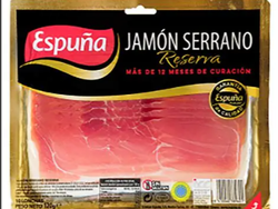 Jamón crudo espuña