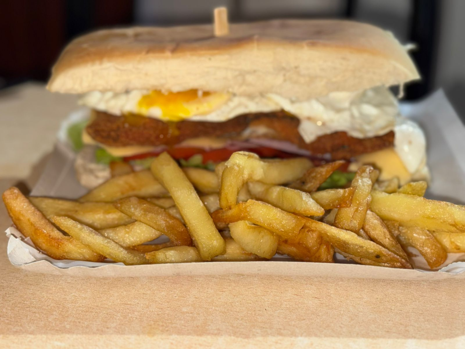 Sándwich completo pollo