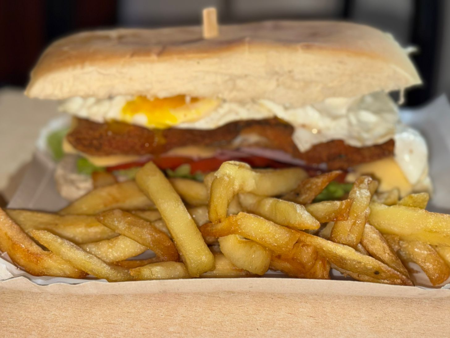 Sándwich completo carne