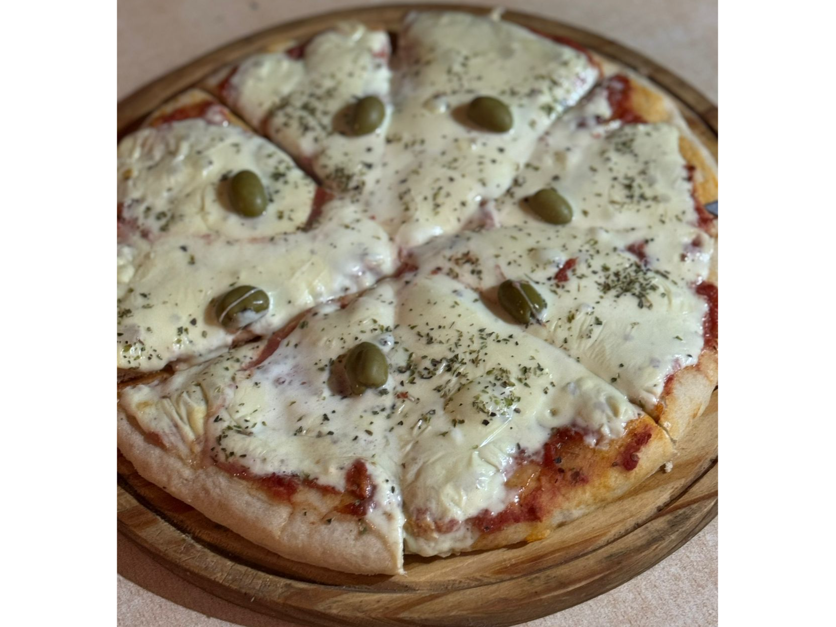 Pizza común