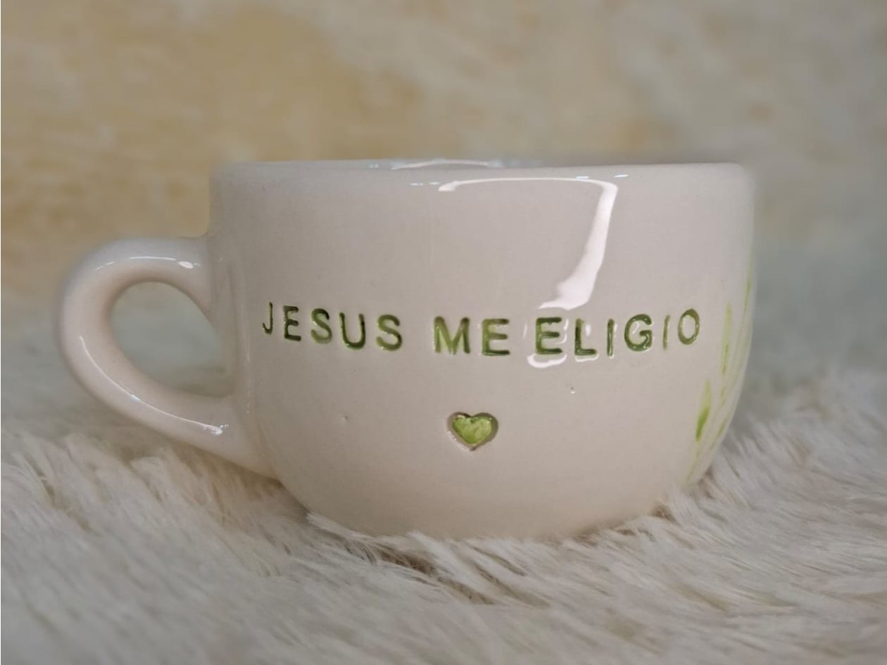 Tazon de Ceramica JESUS ME ELIGIO