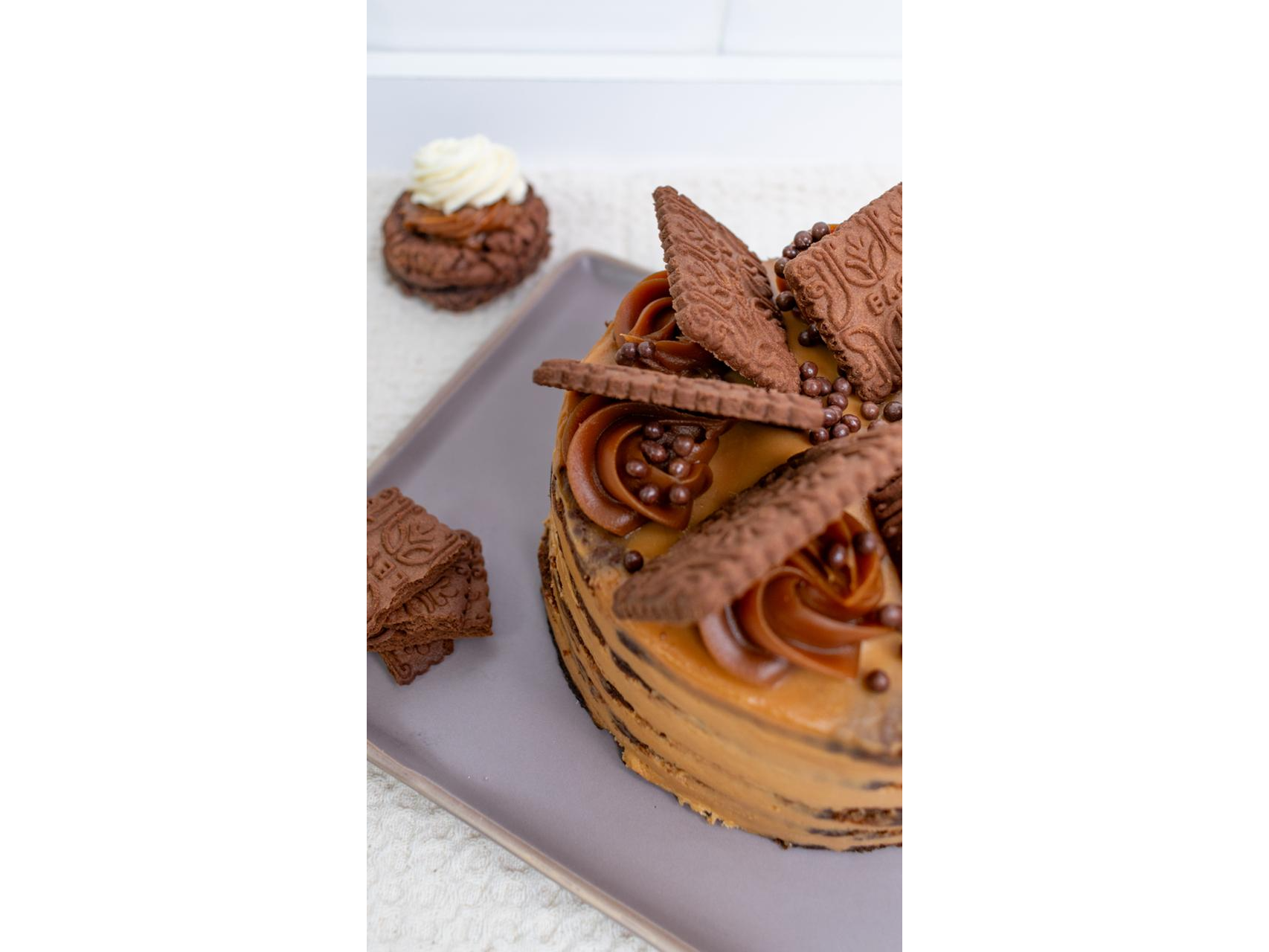 Porción de chocotorta