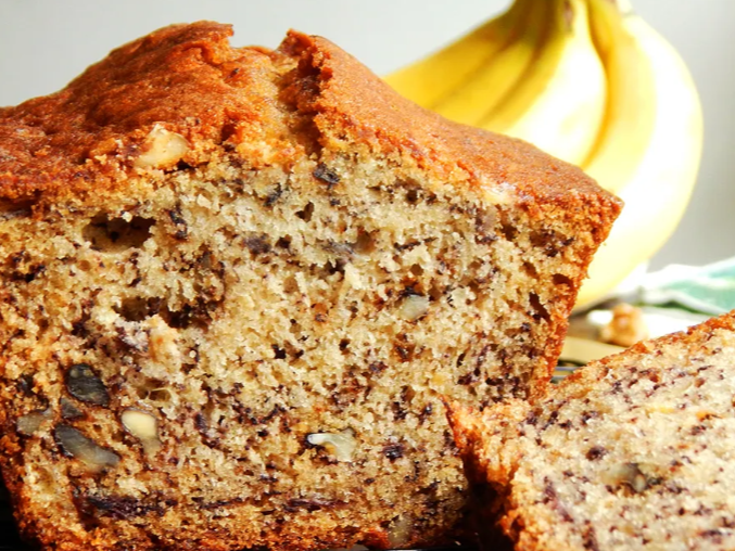 Budin de banana y chocolate