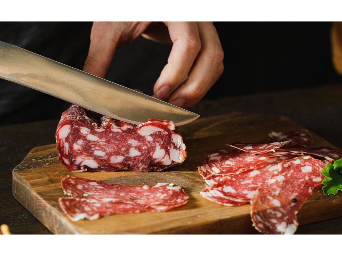 Salame picado grueso