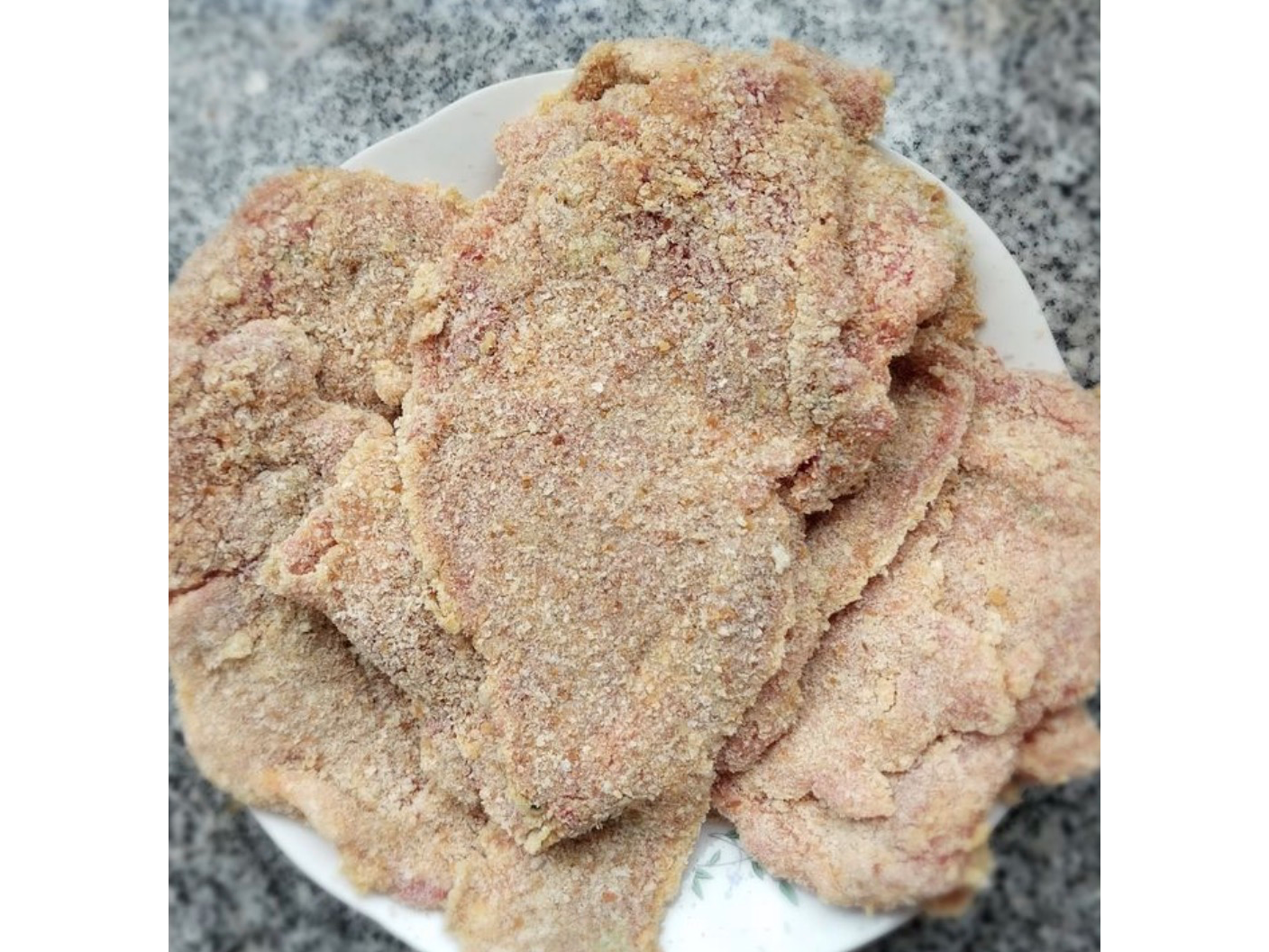 Milanesa pollo casera