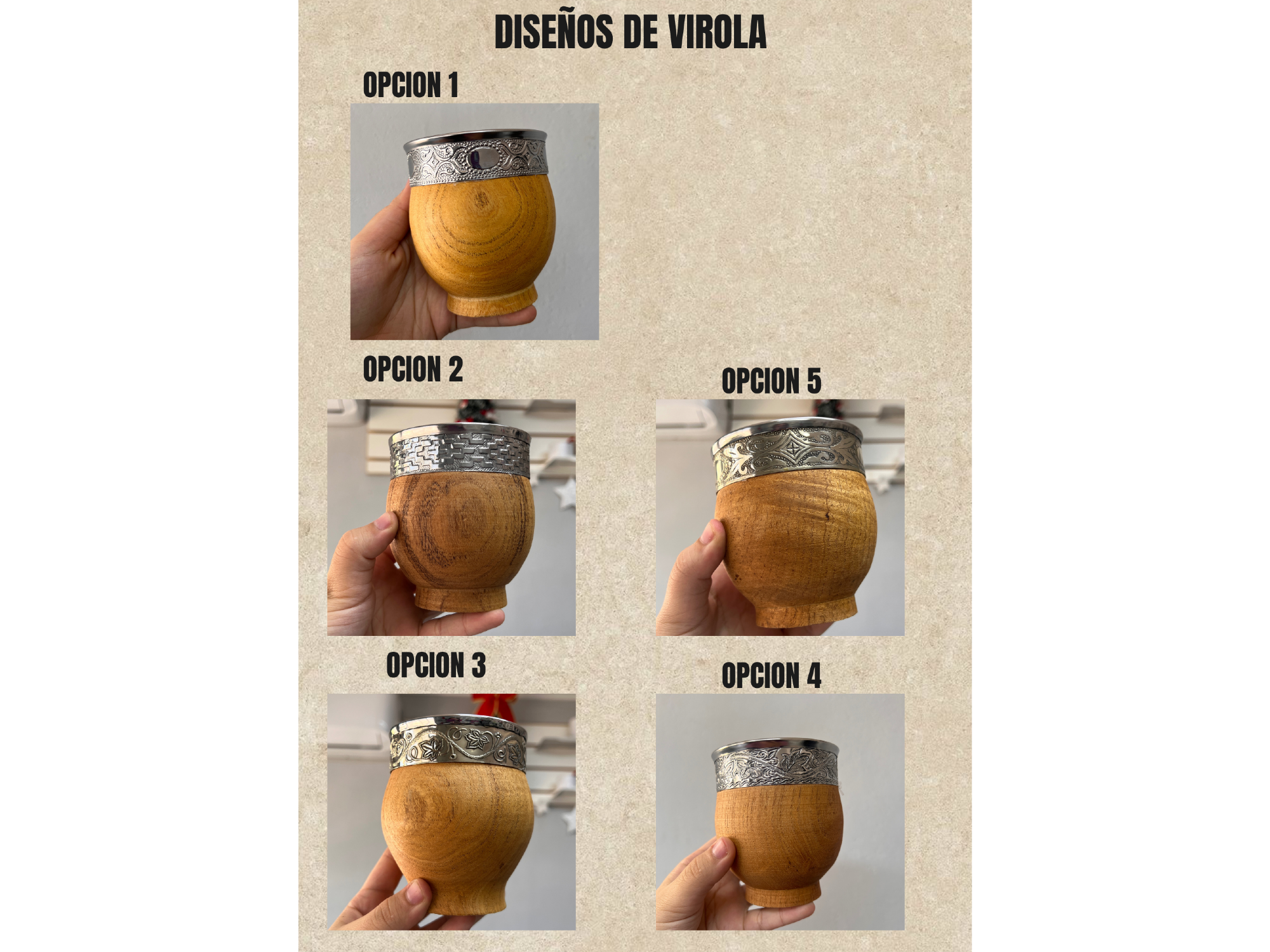 Mates imperiales de algarrobo