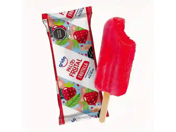 Palito frutal frutilla x1