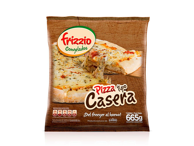 pizza casera + 1/2 kg