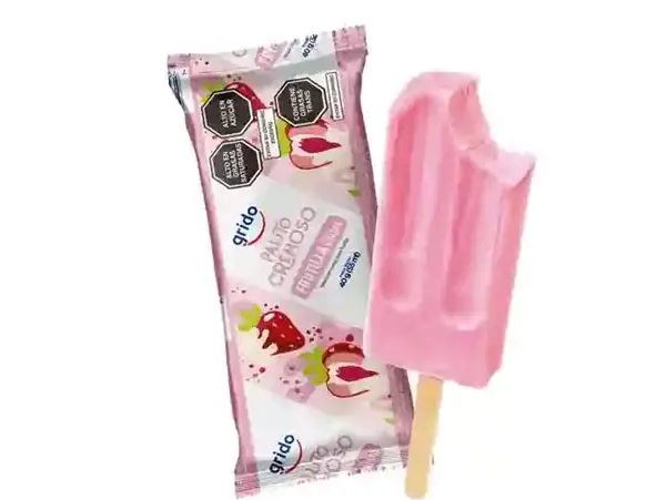 Palito cremoso de frutilla x1