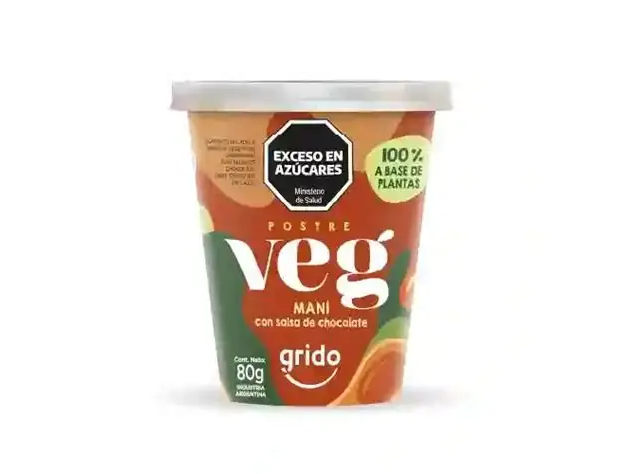 Helado vegano mani