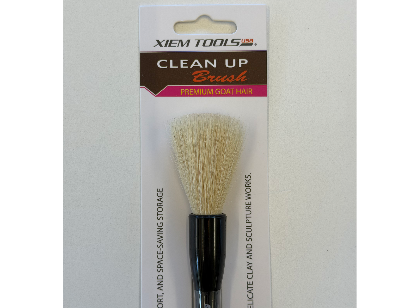 CGB-10414 Clean up & glaze brush 1.5' cabello de cabra