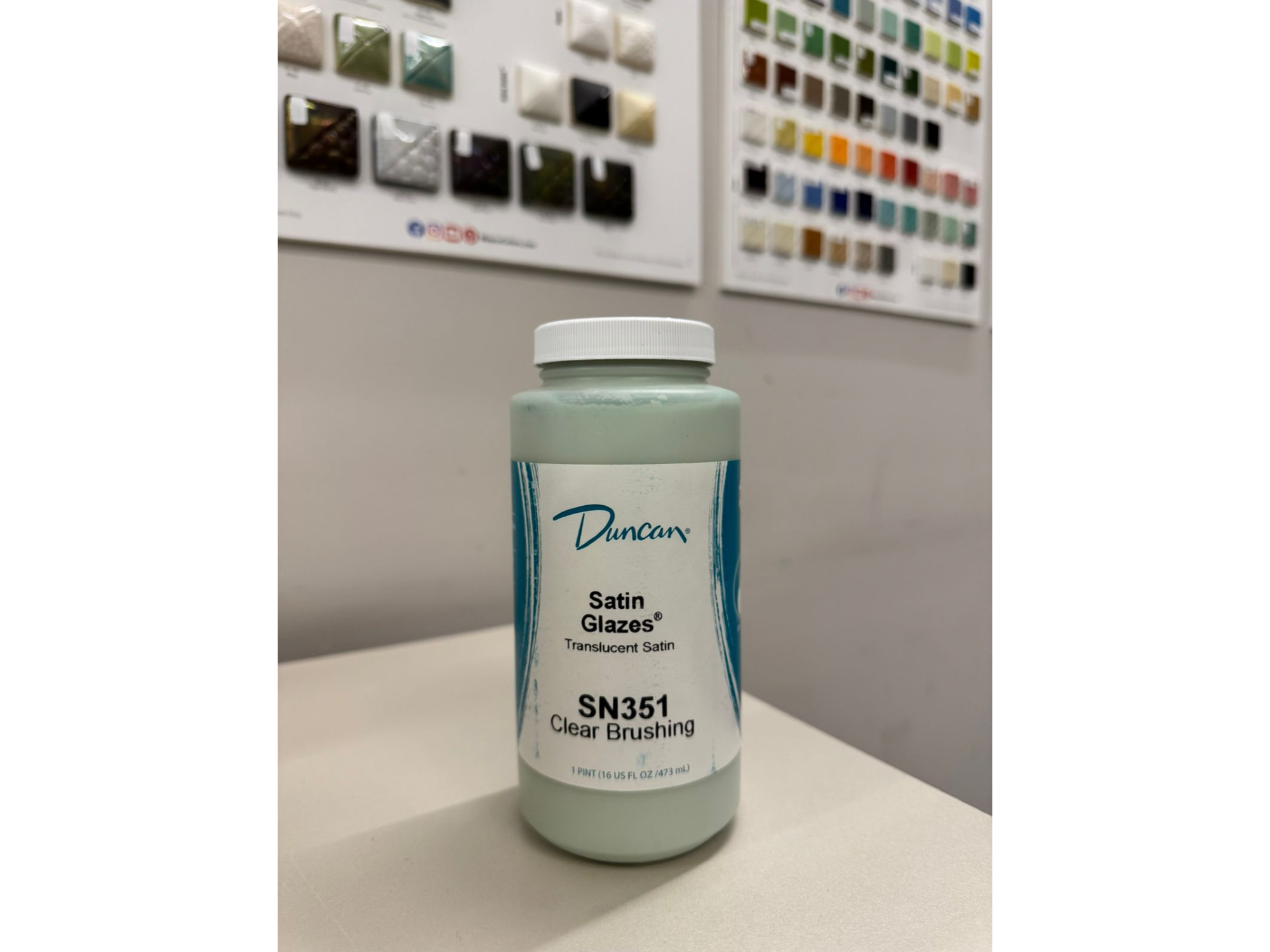 Cristal Satinado SN351  pinta 473ml