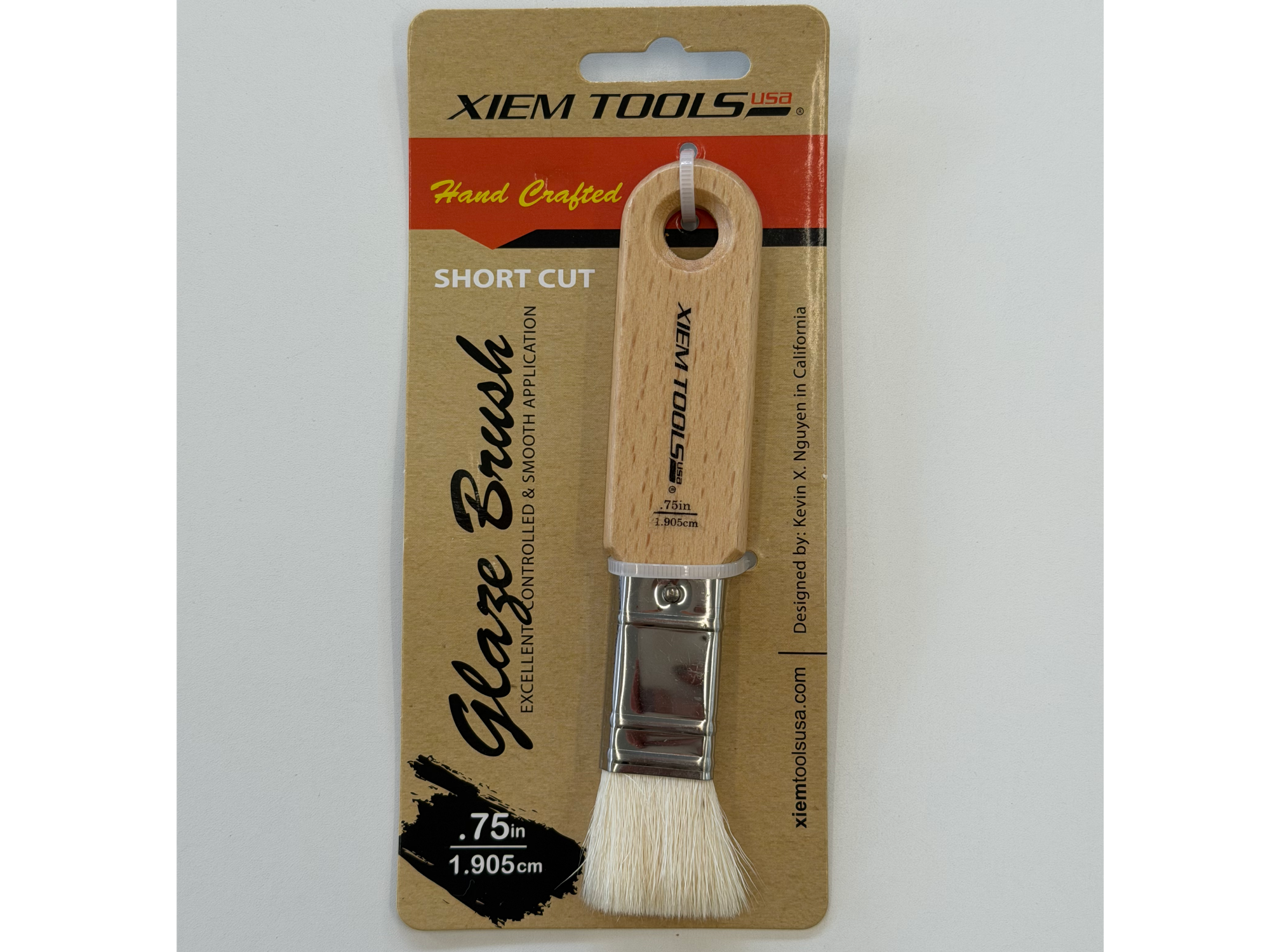 GB075-Short Cut Glaze Brush 0,75"