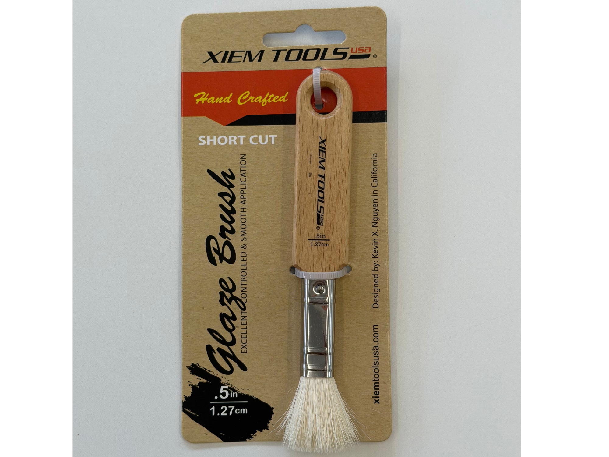 GB05-Short Cut Glaze Brush 5"