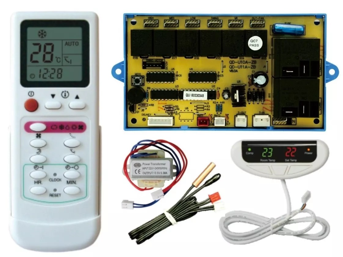 PLAQ. UNIVERSAL C/CONTROL Y DISPLAY QD-U10A - SIN AUTORESTART - Z23