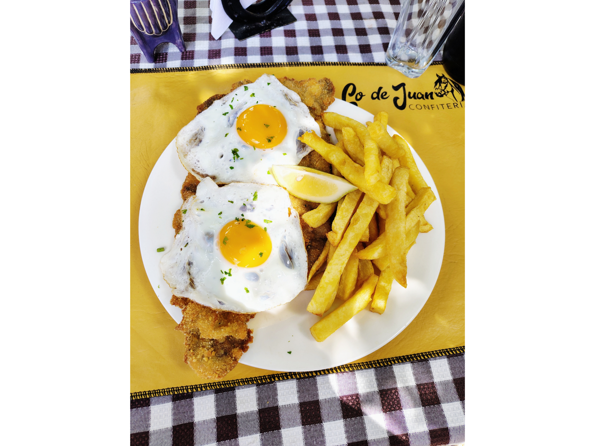 Milanesa a caballo