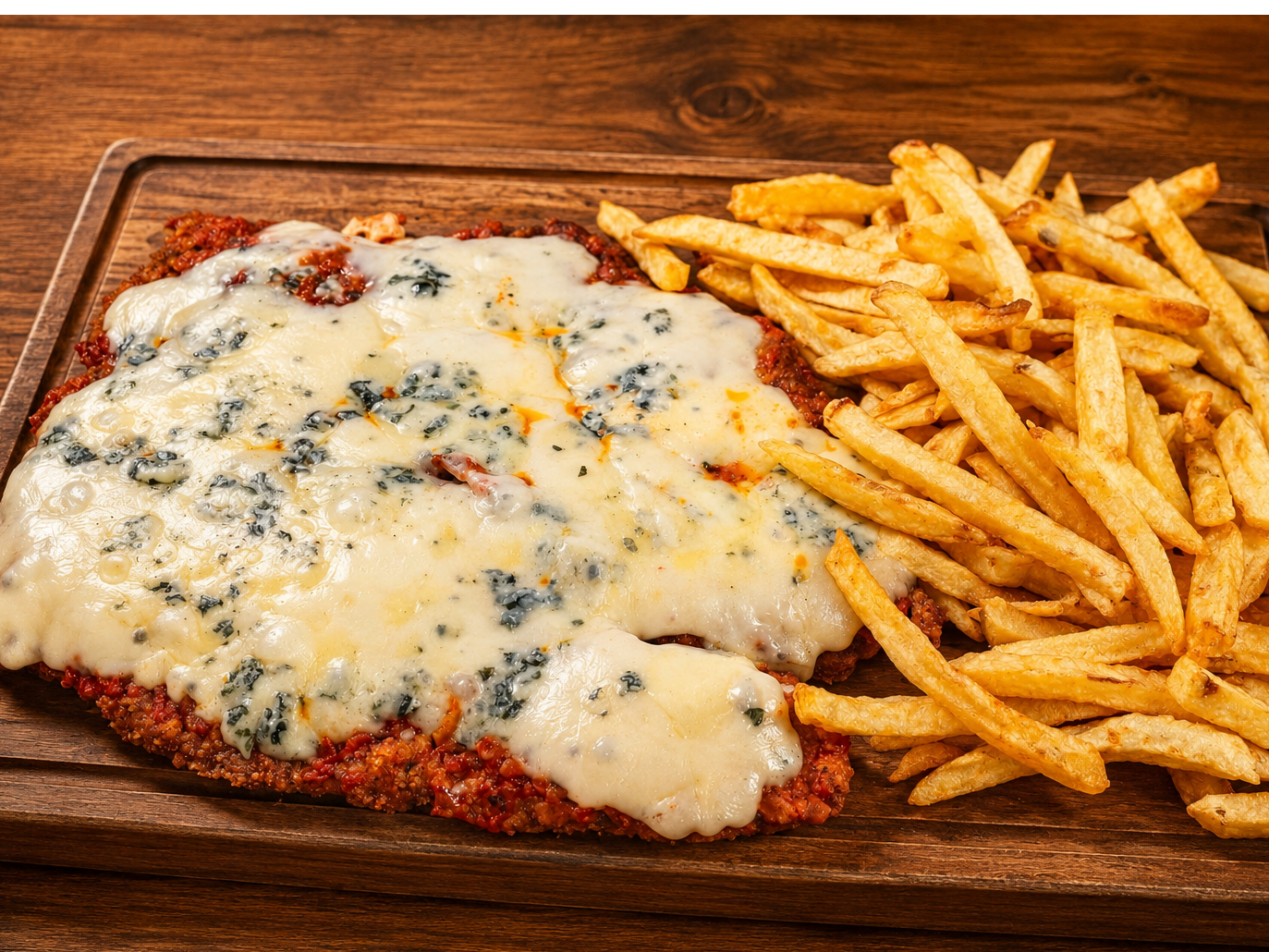 Milanesa al Roquefort