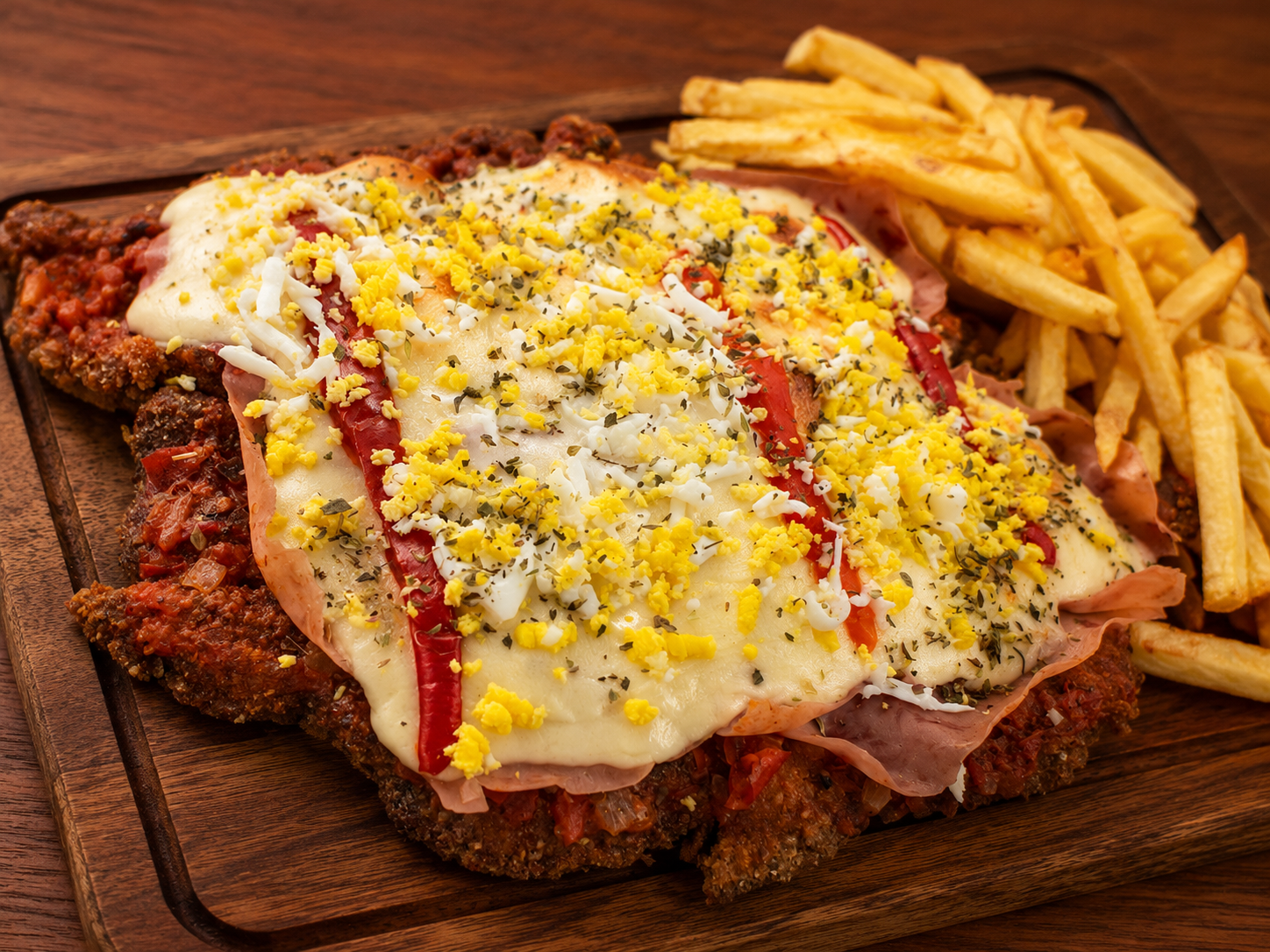 Milanesa Especial con Huevo