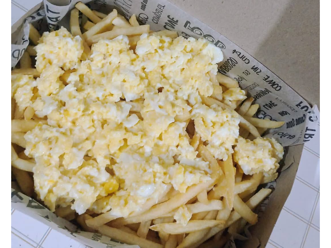 Papas con hevo revueltos