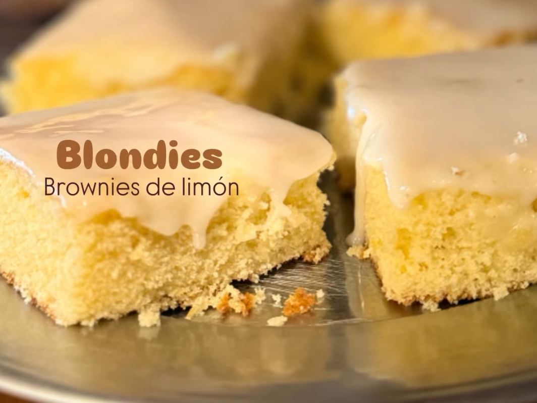 Brownies de limon