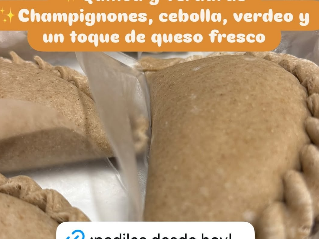 Champignones con masa integral