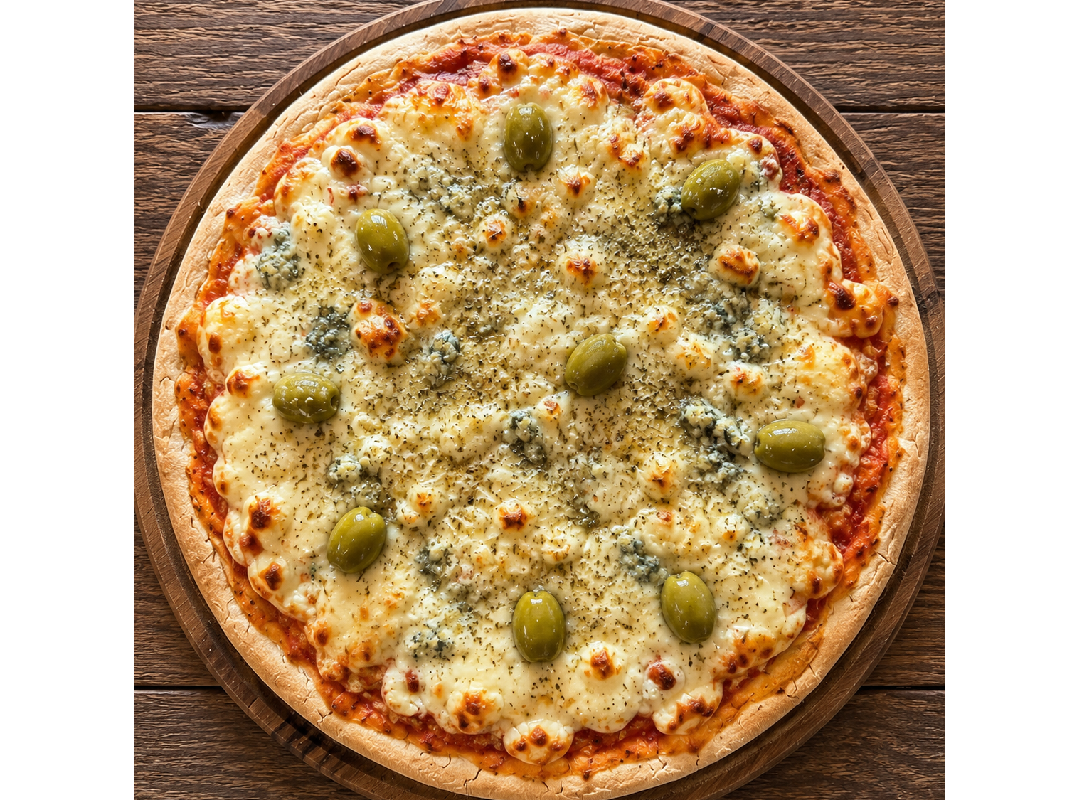 Pizza 4 quesos