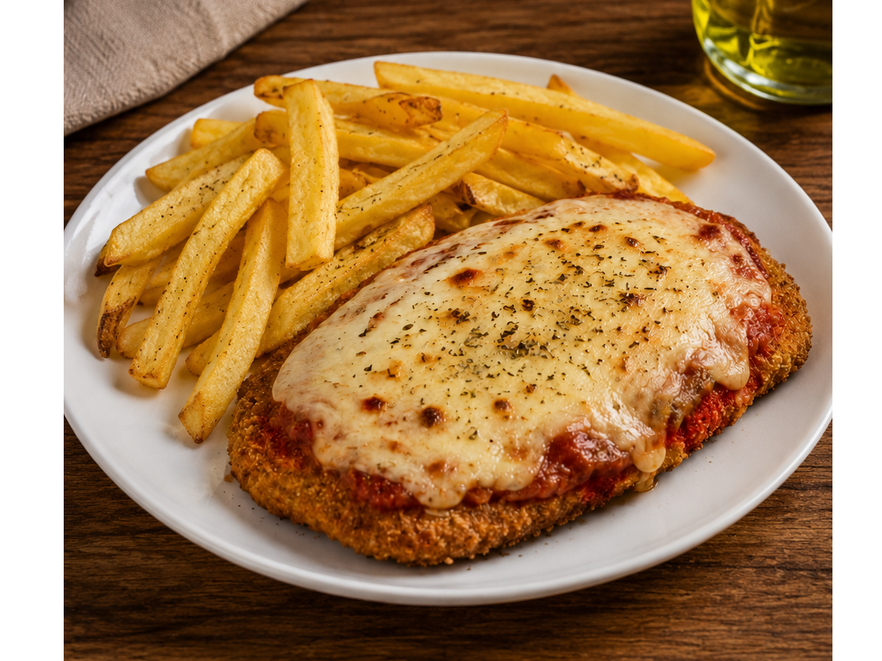 Suprema Napolitana con papas