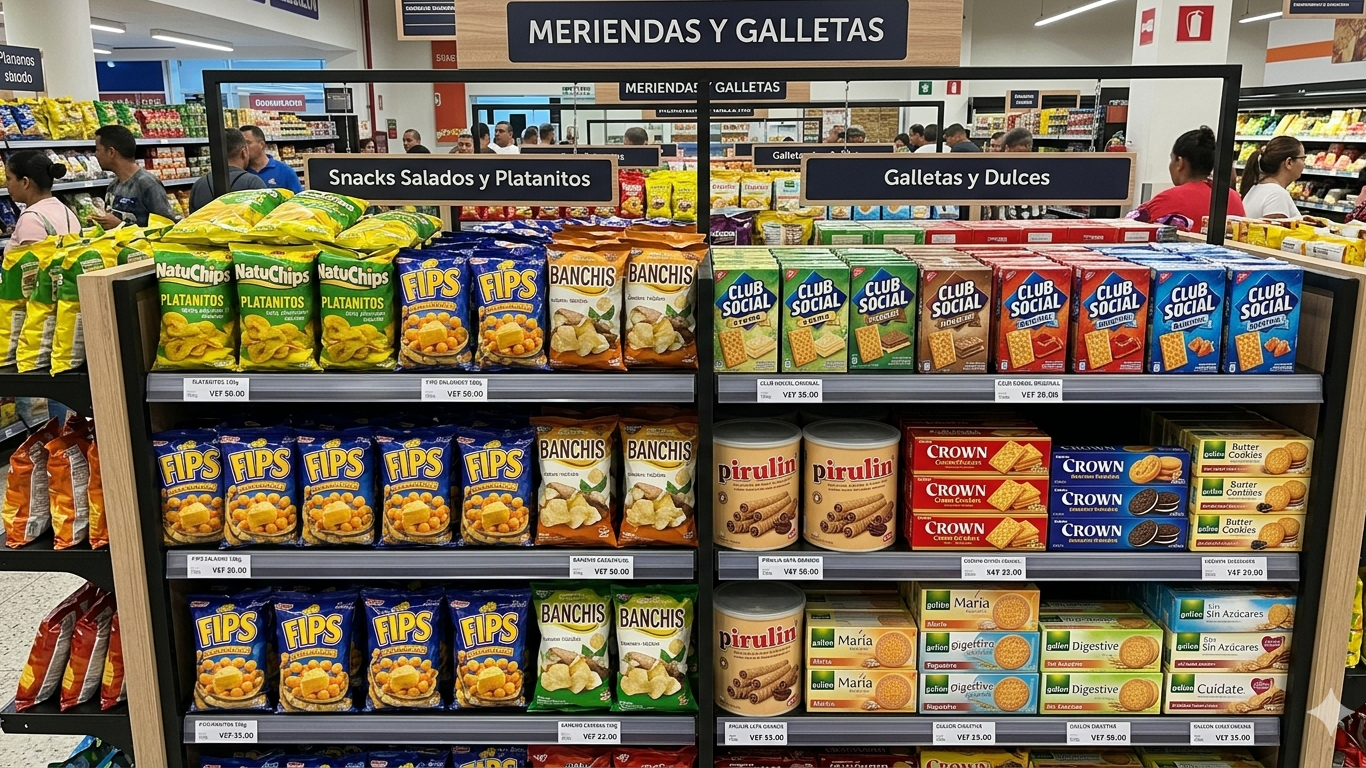 Snacks Salados y Galletas
