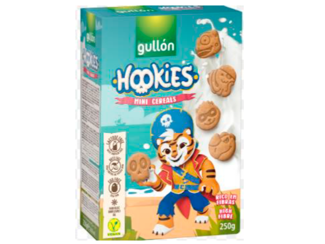 REF 108 GULLON HOOKIES MINI CEREAL  250GR