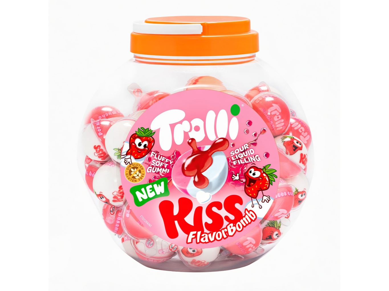 Ref 44 Trolli Kiss – Nuevo sabor 60 Unid