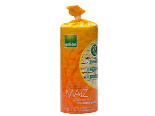 REF 119 GULLON TORTITAS DE MAIZ 130 GRS