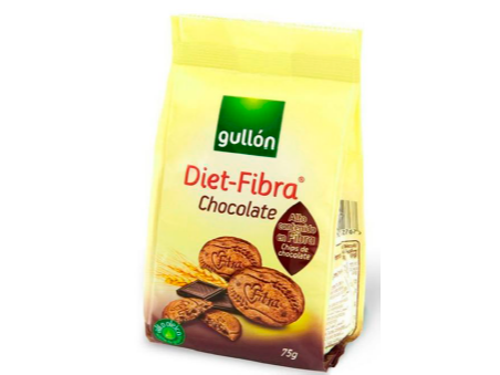 REF 128 GULLON DIET FIBRA CHOCO 12X75 GRS