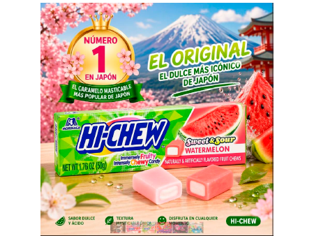 REF 202 HI-CHEW WATERMELON CARAMELO MASTICABLE