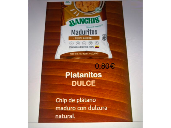 REF 75 Banchis Platanitos Maduritos dulce
