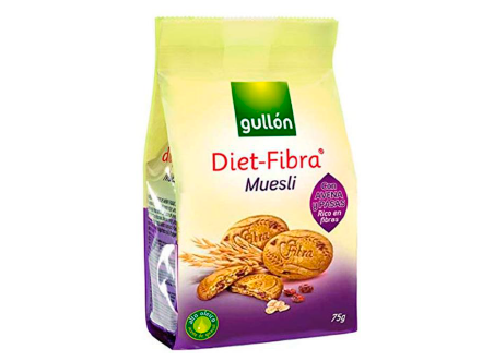 REF 127 GULLON DIET-FIBRA MUESLI 75 GRS