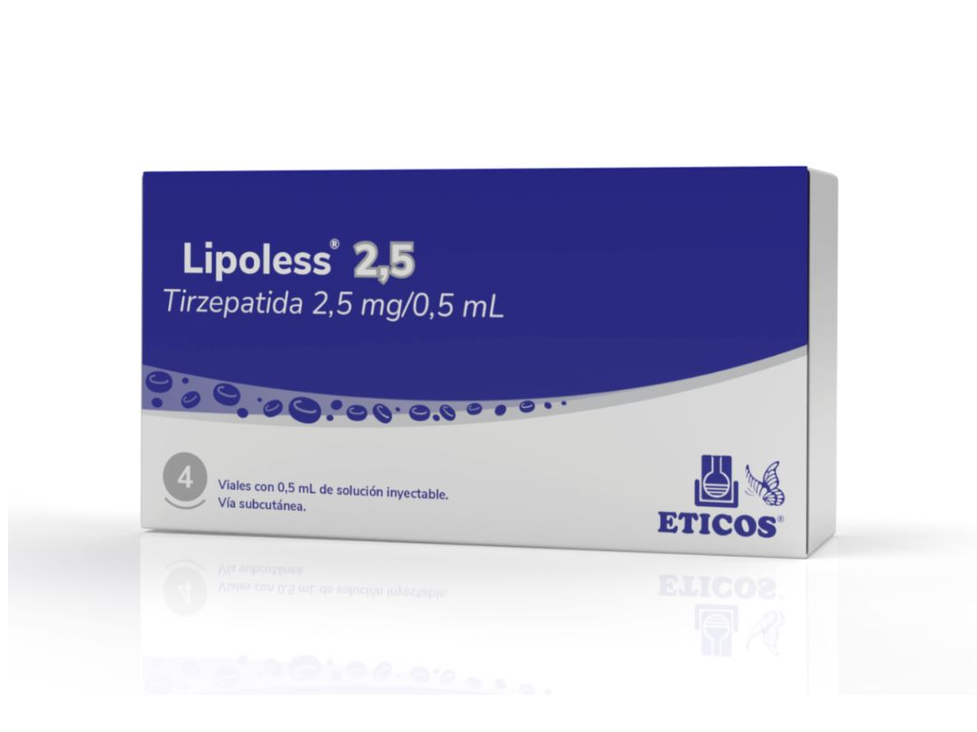 Lipoless 2,5 – Tirzepatida 2,5 mg/0,5 mL (Ampolas)