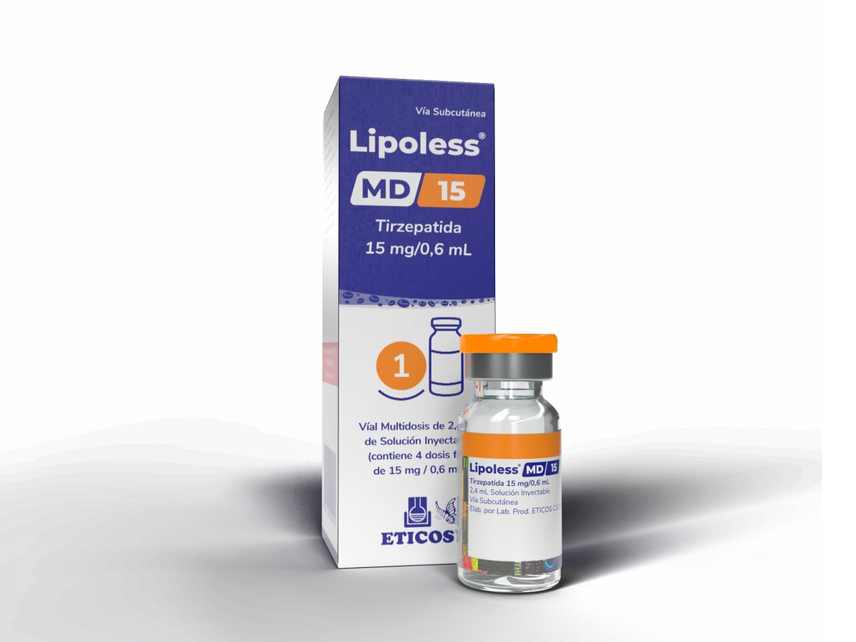 Lipoless MD 15 – Tirzepatida 15 mg/0,6 mL (Frasco Único)