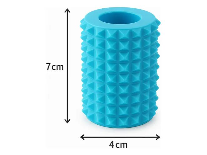 MINI ROLO MASAJEADOR TEXTURADO 7CM X 4CM