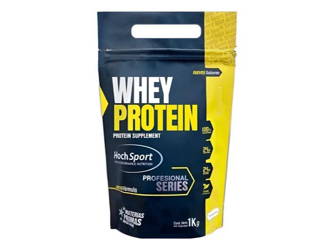 WHEY PROTEIN 1KG HOCH SPORT SABOR VAINILLA,CHOCOLATE,DULCE DE LECHE,FRUTOS ROJOS,MANGO
