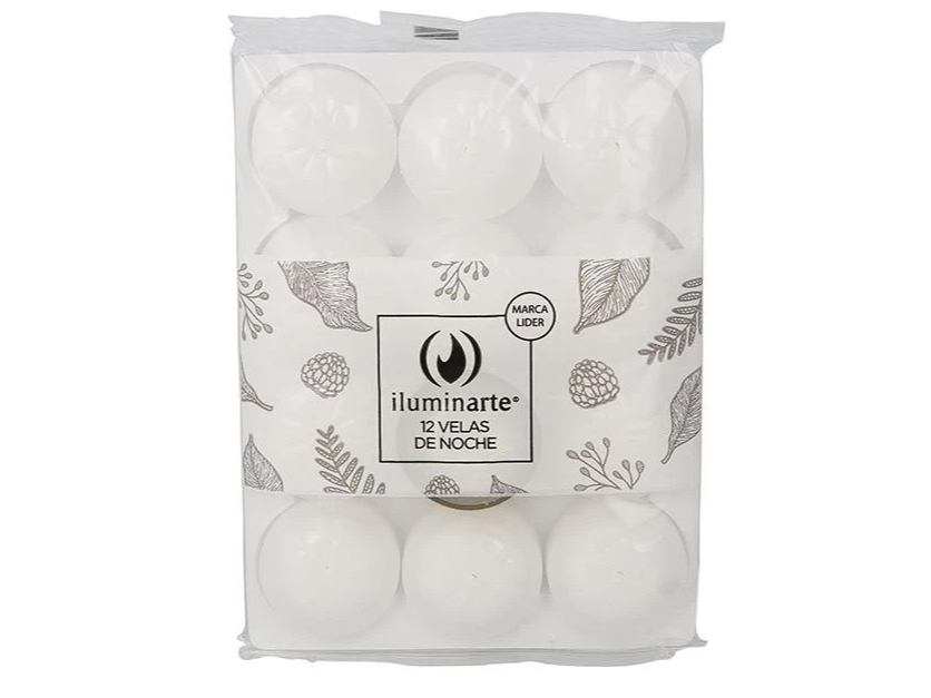 Velas de Noche Blancas