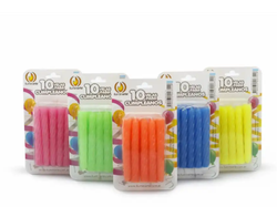 Velas de Cumple x10 Color
