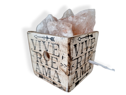 Lampara Cuenco de Sal Frase (1,3kg)