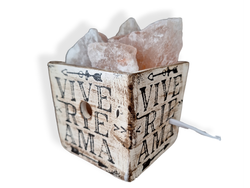 Lampara Cuenco de Sal Frase 1,3kg