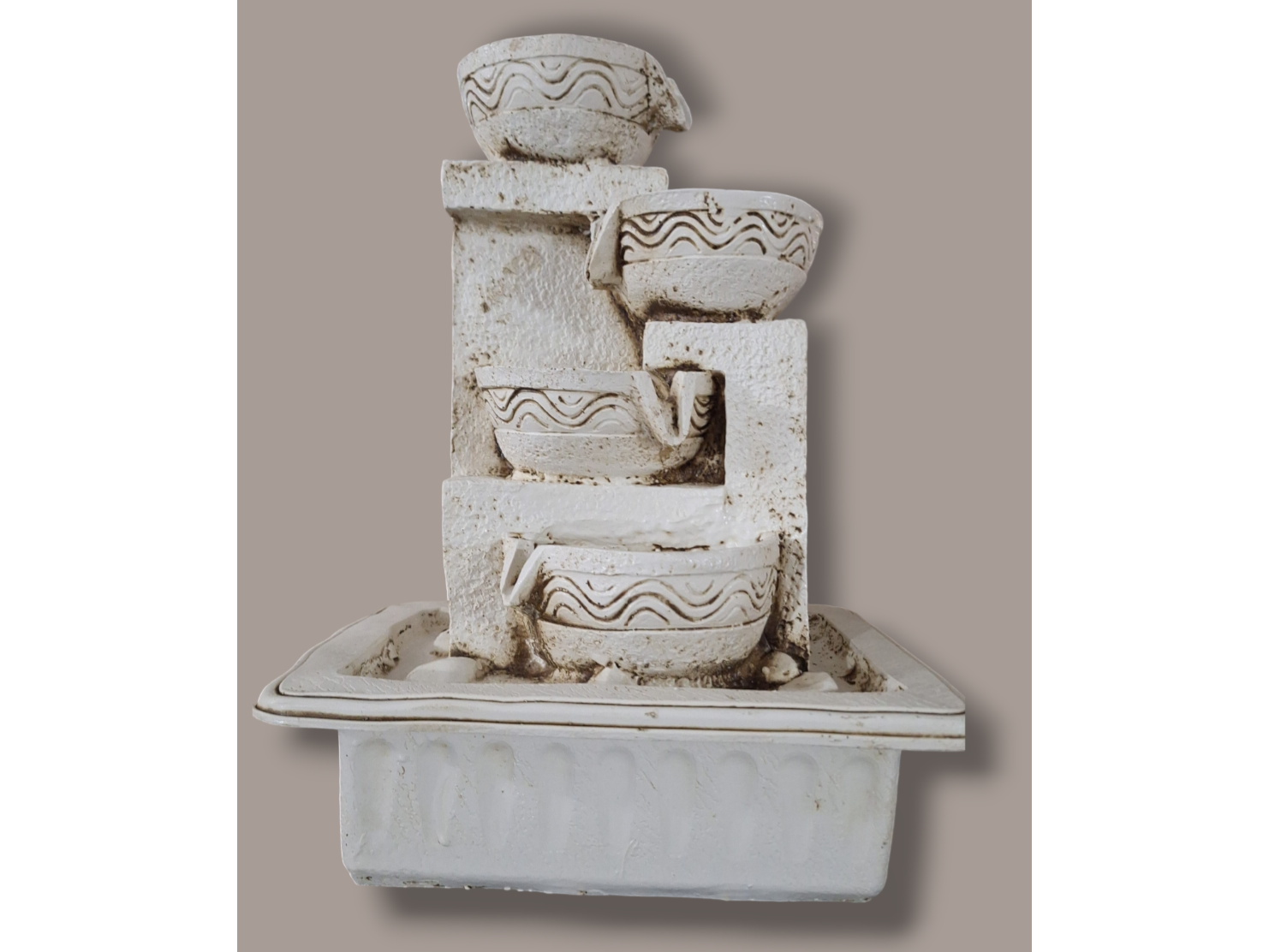 Fuente de Agua Vasijas 4 Cuencos