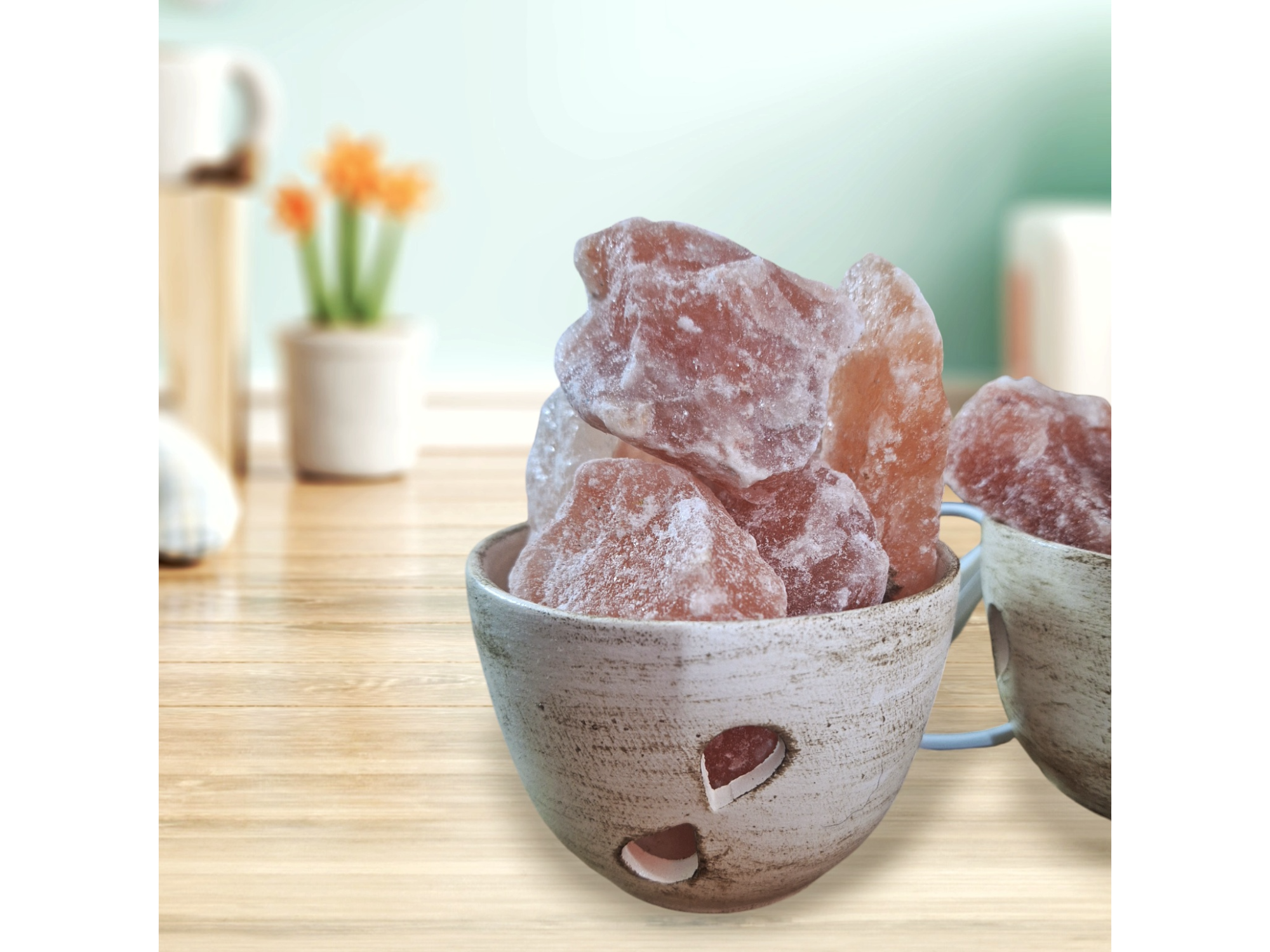 Lampara de Sal Cuenco Oval