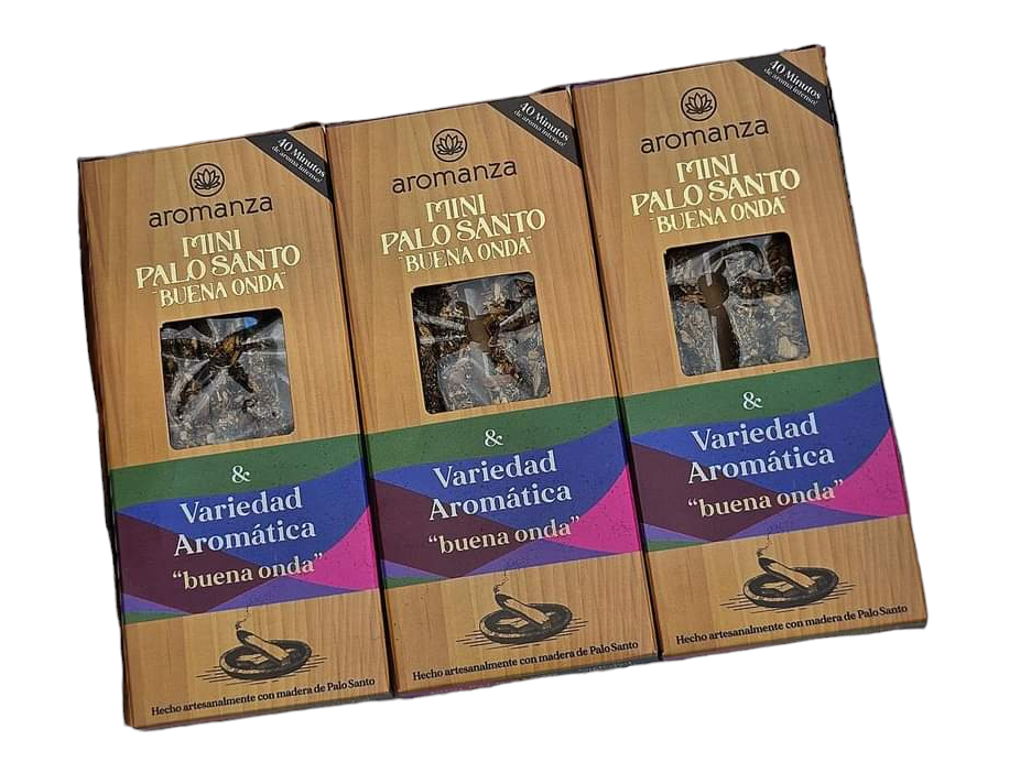 Sahumerios Mini Palo Santo Buena Onda